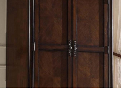 Wardrobe Antique Style Cabinets Real Wood Cabinet Gründerzeit Brown Genuine